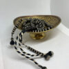Ebony Wood with Double Camel Bone Stripe Prayer Beads (Sibha)