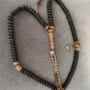 Ebony Prayer Beads with Couk Wood Accents (Disc shaped beads)