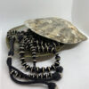 Ebony Wood with Camel Bone Stripe Prayer Beads (Sibha)